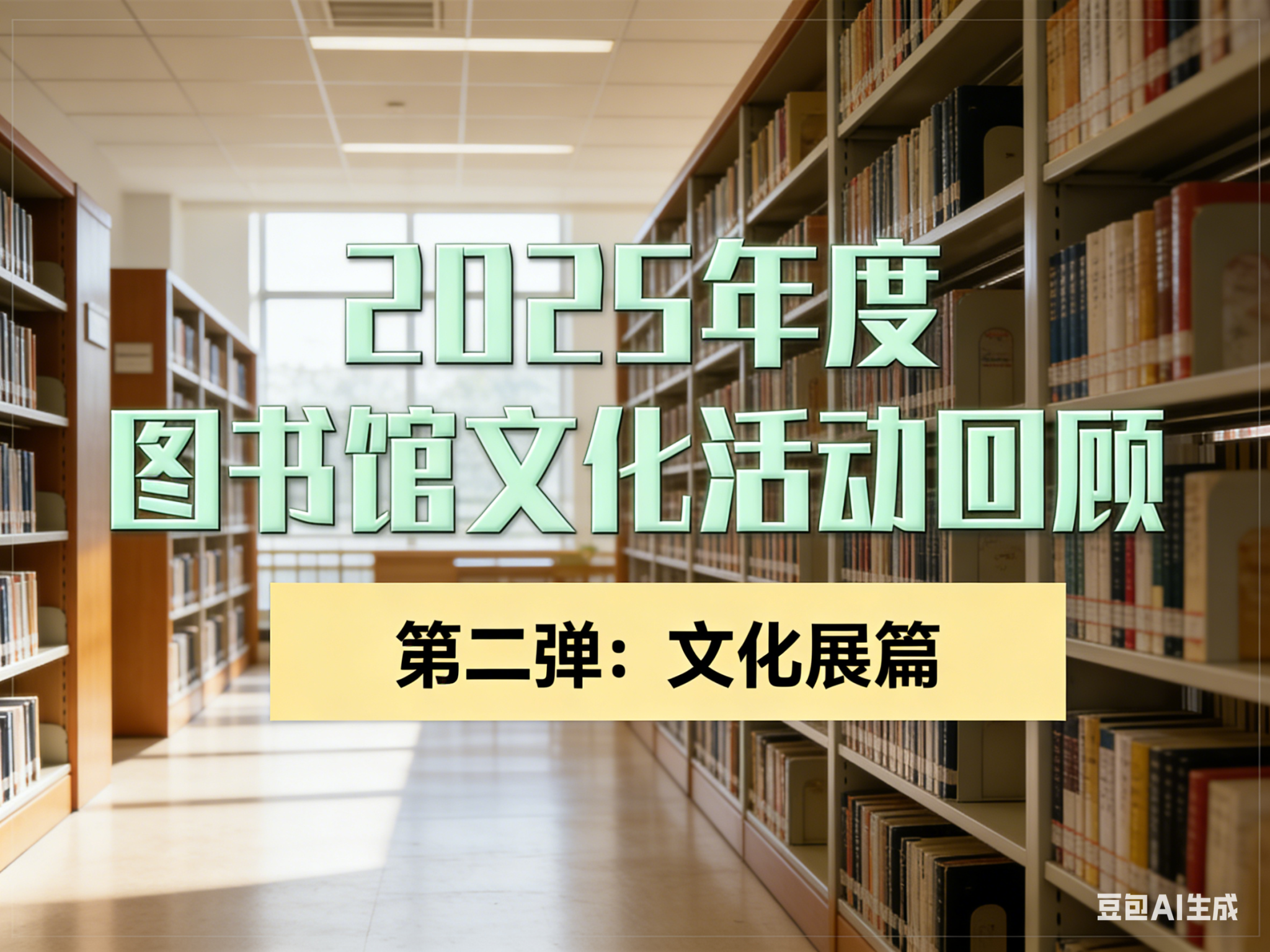 馆韵时光 | 图书馆 2025 文化活动回顾（第二弹：文化展）