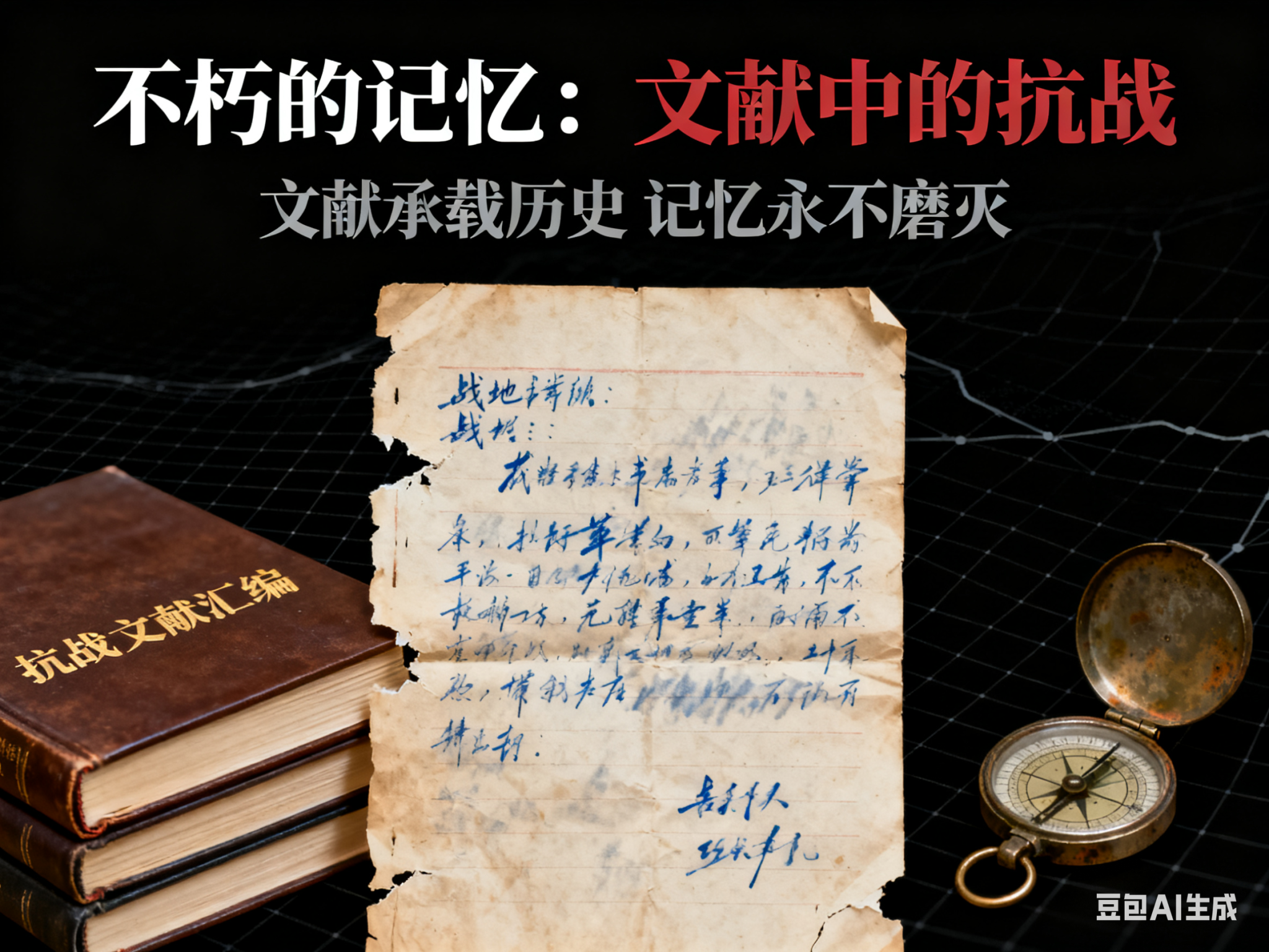 红色筑梦・湖畔书香 | 不朽的记忆：文献中的抗战 —— 纪念中国人民抗日战争暨世界反法西斯战争胜利 80 周年主题展