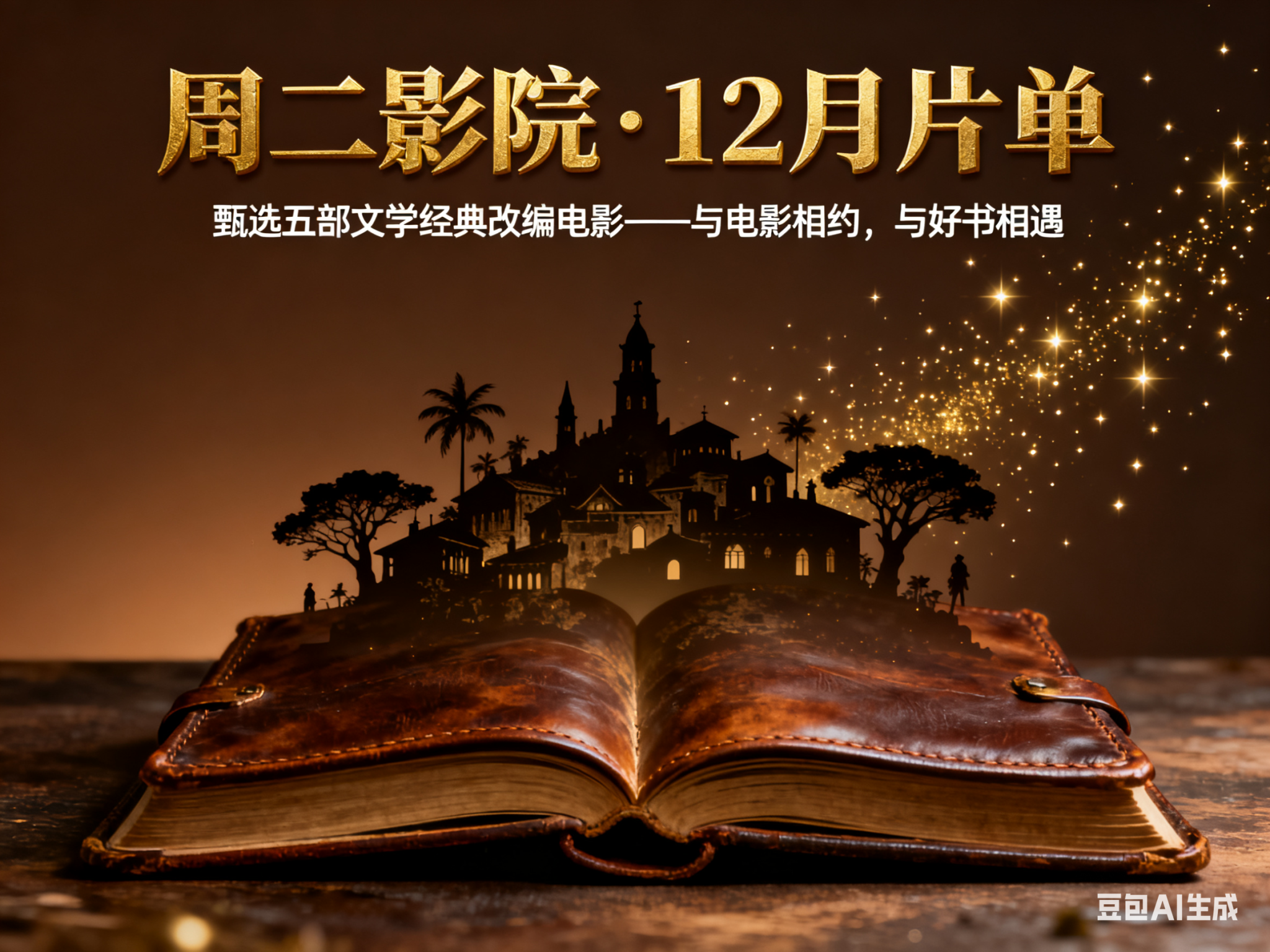 周二影院·12月片单 | 甄选五部文学经典改编电影——与电影相约，与好书相遇