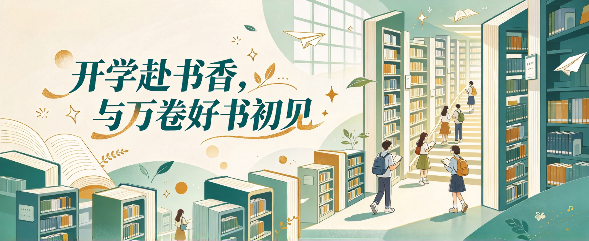 【书展】开学赴书香，与万卷好书初见