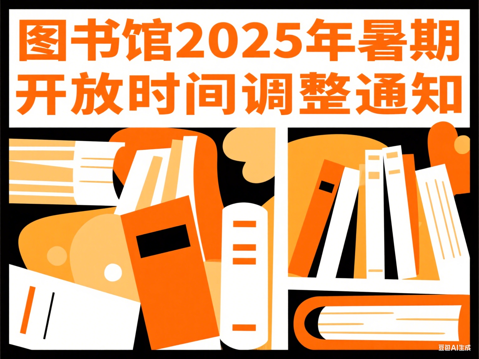 图书馆关于2025年暑期开放时间调整的通知