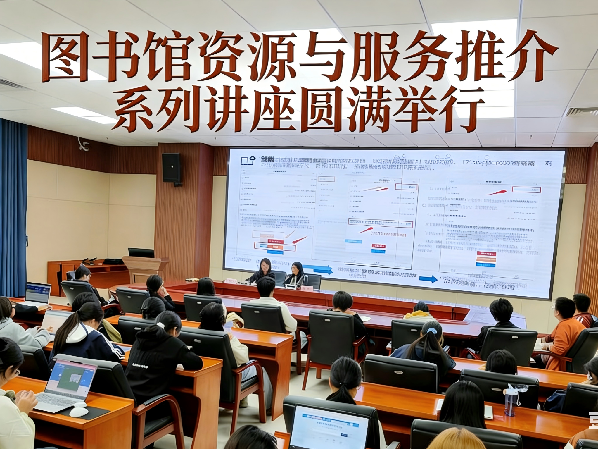 资讯 | “图书馆资源与服务推介” 系列讲座圆满举行