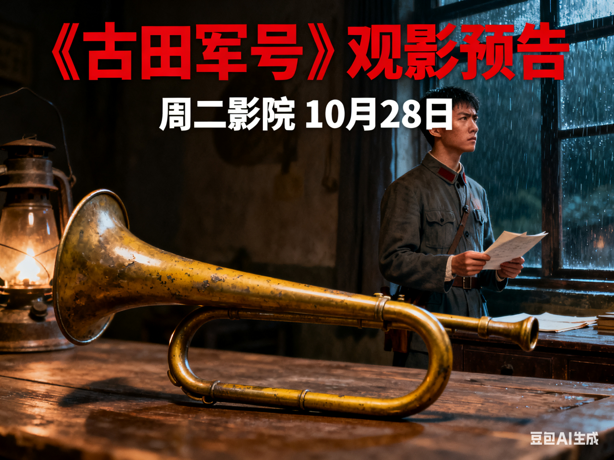 周二影院 | 10月28日《古田军号》观影预告：一把军号吹响方向！青年领袖的困境、抉择与成长